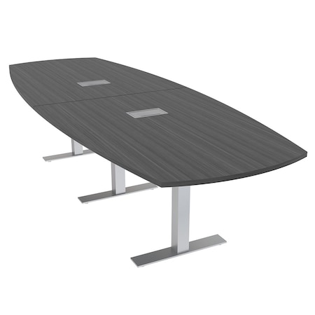 Skutchi Designs 45 in W, 145 in L, 29 in H, Engineered Wood Top, Grey HAR-ABOT-46X143-T-ELEC-ASIANNIGHT